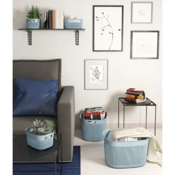 KIS korpa za veš Filo Basket 3,5l Smokey grey-1 KIS korpa za veš Filo Basket 3,5l Smokey grey-1